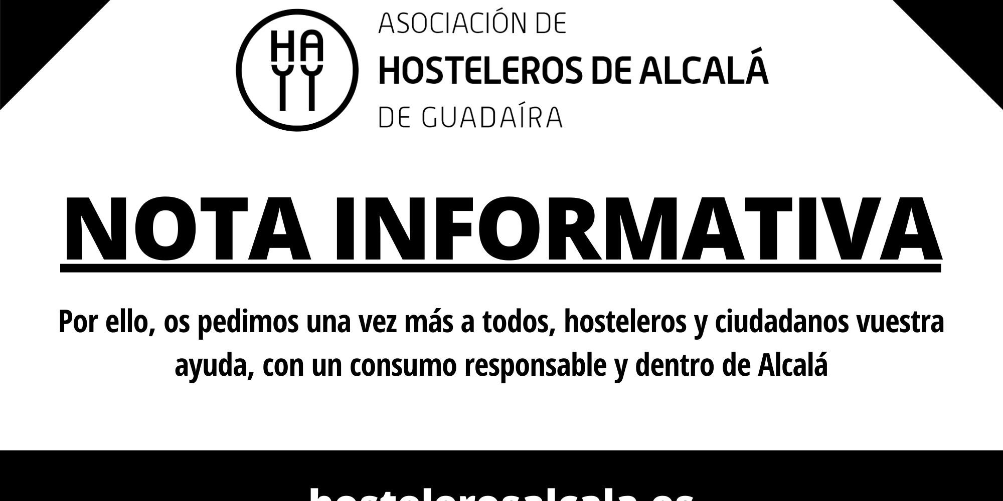 nota informativa hosteleros de alcala